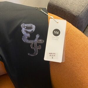 Women's Black Leggings and crop hoodie set